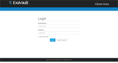 Desktop Screenshot of clients.exavault.com