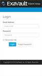 Mobile Screenshot of clients.exavault.com